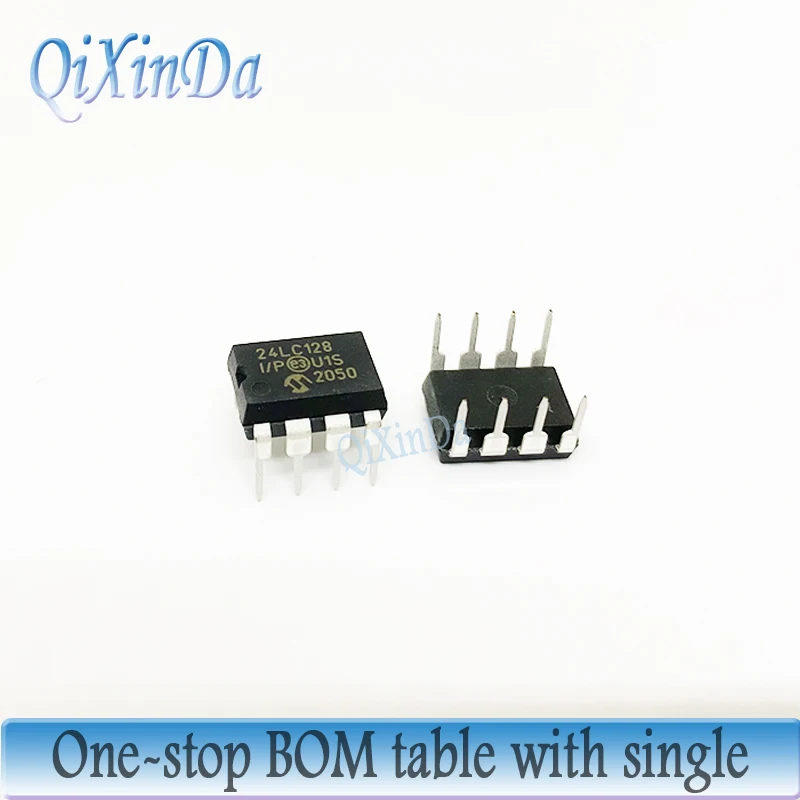 

5PCS 24LC128-I/P 24LC128 DIP-8 Brand New Authentic Original Supply