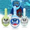 Kids Swimming Equipment Snokeling Support Goggles Full Face Diving Mask Swim and Snorkel 4~11 Years Children's Masks 2