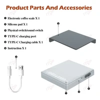 ITOP MNCS Mini Coffee Scale Espresso Extraction Quantitative Scale Pour Over Coffee Flow Scale Coffee Electronic Scale 2