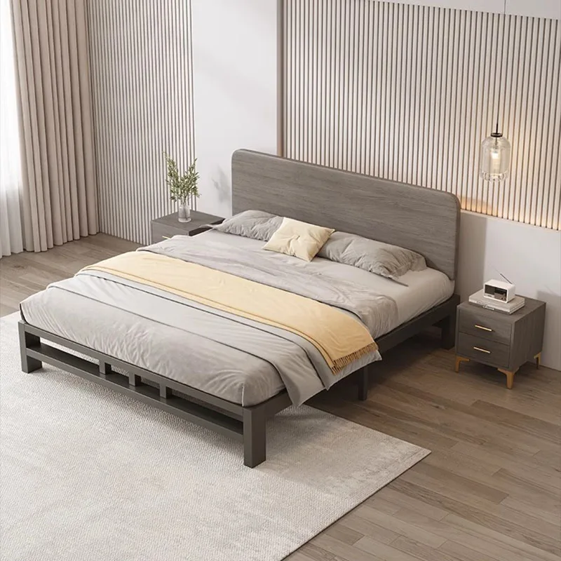 Bunk Hotel Beds Beauty Twin Modern Luxury Floor Living Room Bed Design Wood Upholstered Camas Infantiles Nordic Furniture