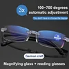 Frameless Smart zoom HD reading glassesAnti-blue Light reading glasses for men and women Near And Far Anti-radiation Glasses 4