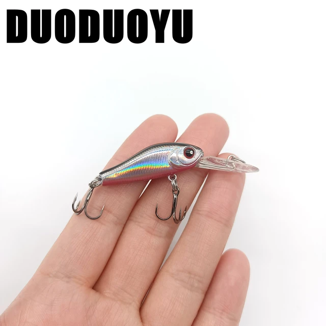 DUODUOYU 1pcs Mini Sinking Minnow Fishing Lure 2.4g/35mm Small