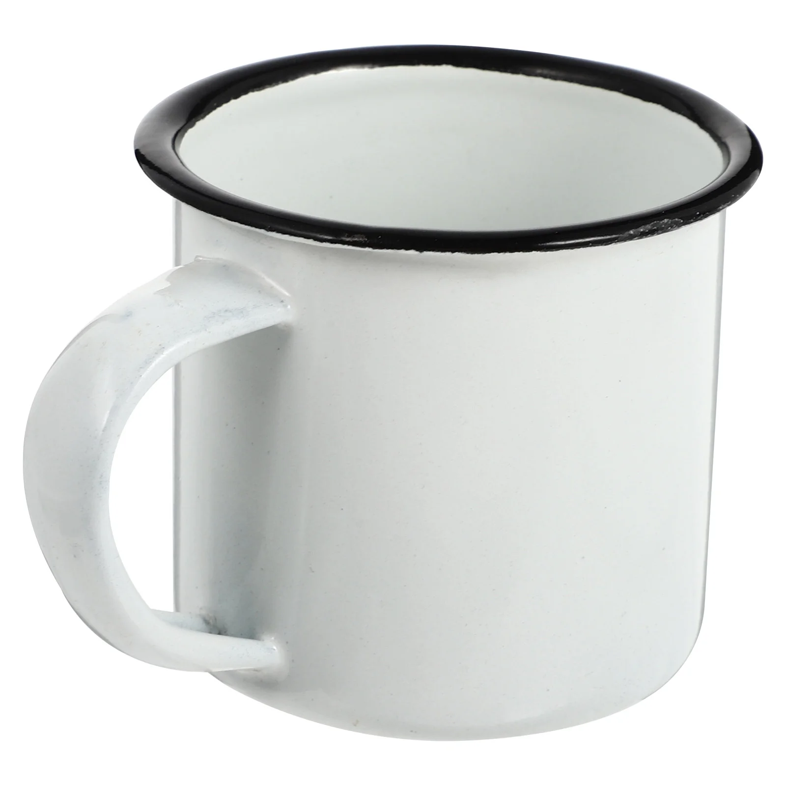 

Hemoton Camping Gear Enamel Mug Vintage Iron Water Cup Small Tass Hot Pot Coffee Tin Mug Metal Camping Cup Tea Beverage