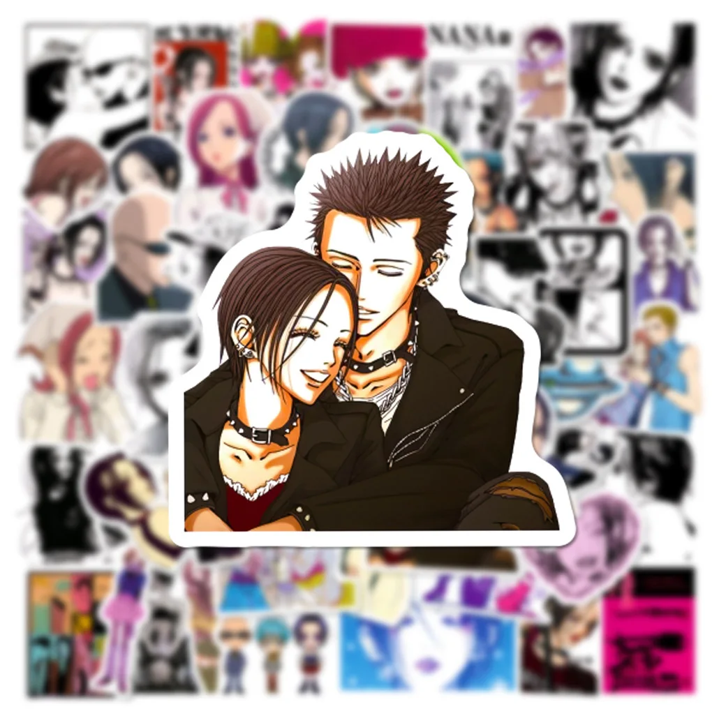 50개 나나 스티커 그래피티 스티커 DIY 다이어리 폰 케이스 핸드메이드 스크랩북 감성 스티커