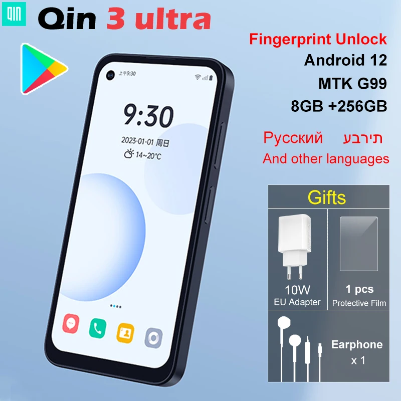 Qin 3 Ultra Global Version MTK G99 5.02 Inch 8GB 256GB Wifi Bluetooth 5 ...