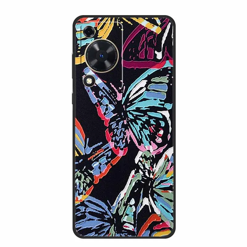 Embossed 3D Shockproof Silicone Phone Case - Soft Protective Cover