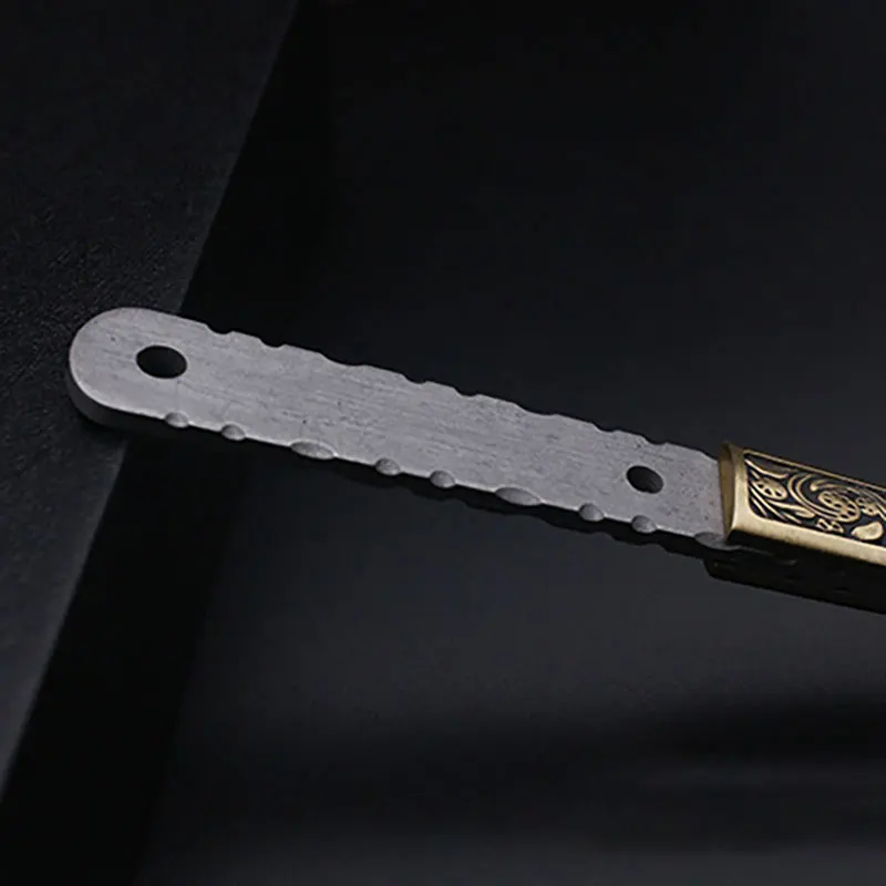 Thousand layer Damascus Steel Tea Needles semi-finished Blank Household DIY Teaware Accessories Hand Tool Parts