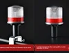 Solar Powered Marine LED Beacon Light Light Controlled Navigation Signal Sailing Warning Light With Portable Detachable bracket 6