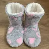 Soft Ankle Boots Non-slip Warm Home Slippers Comfortable Plush Floor Boots Thickened Fluffy Slipper Sock for Autumn Winter 2