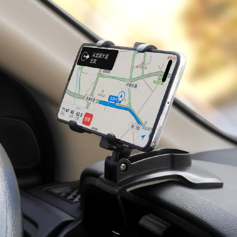 

Автомобильный держатель для телефона, вращающийся держатель-подставка для iPhone, Samsung, Xiaomi, Redmi, Huawei, регулируемый автомобильный держатель