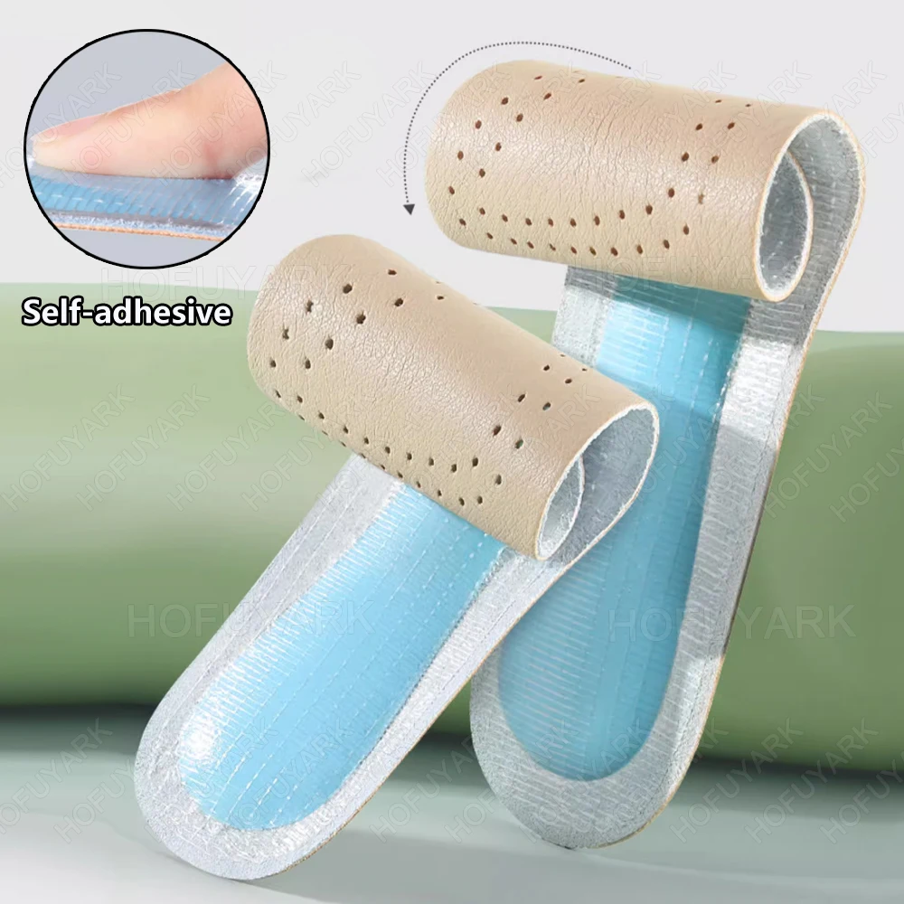 Selbstklebende Ledereinlagen für Damenschuhe Einlage Rutschfeste Schuhpolster für High Heels Sandalen Atmungsaktive stoßdämpfende Einlegesohle – Detail 3
