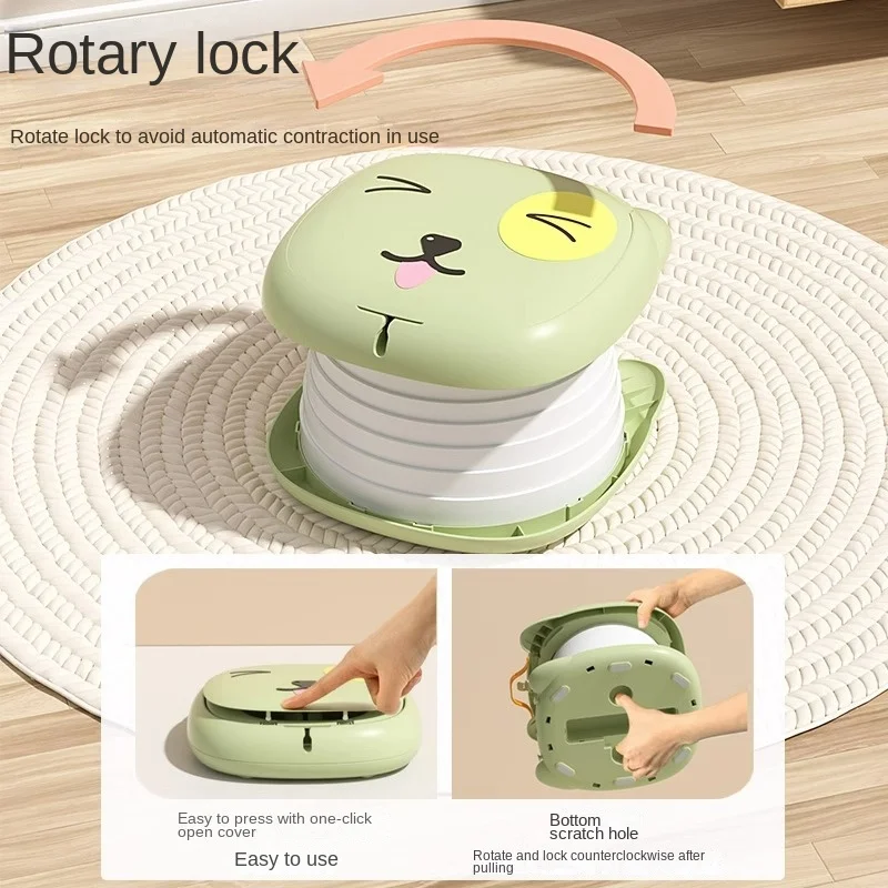 Children's Car Outdoor Travel Folding Camping Emergency Small Toilet Portable Urinal Toilet Training Seat Travel Potty 0-8T 2