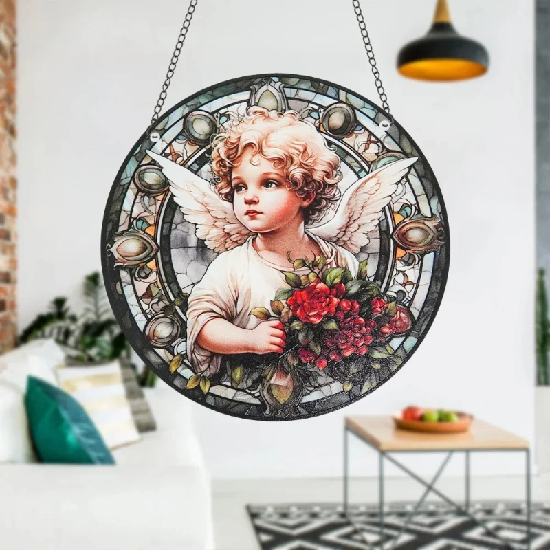 Cute Angel Baby Classical Room Decoration Home Window Wall