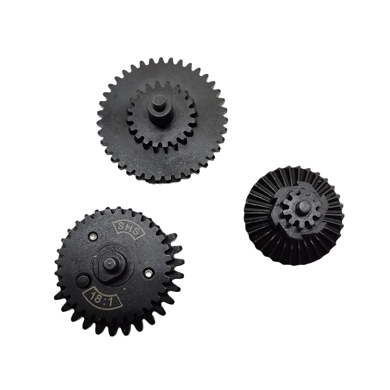 CNC Steel Cut SHS Gear Set Torque 16:1 18:1 High Speed Gear Set For Ver.2 AEG EBB Airsoft Gearbox 4