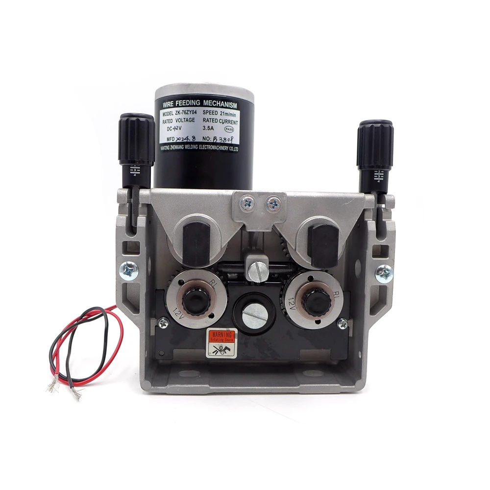 DC24V 42V 76ZY-04 76ZY04 Wire Feeder Motor 1.0-1.2mm 2.0-21m/Min Double Drive Mechanism Mig Wires Feeding Assembly Motor