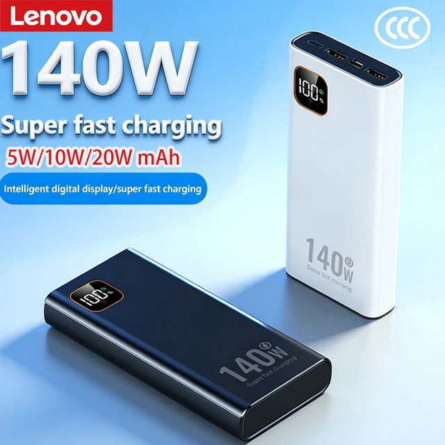 Lenovo 140W PowerBank 500000mAh High Capacity Super Fast Charging Portable Battery CCC Charger for iPhone Samsung Huawei 2026 1