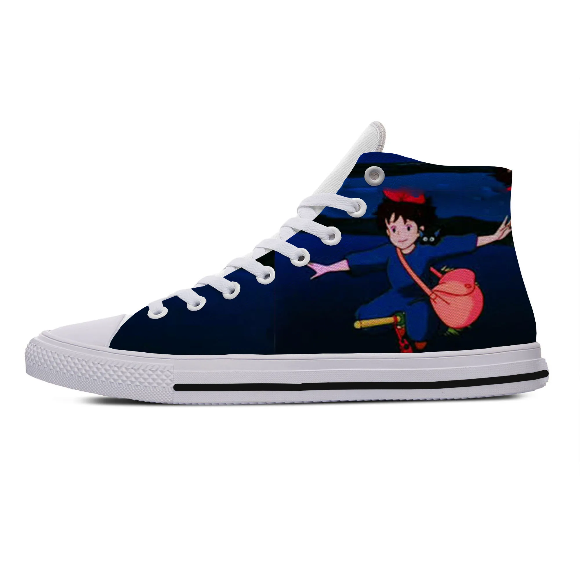 

Hot Cool Fashion Sneakers Casual Shoes Anime Kiki's Delivery Service Cute 90s Casual High Help Summer Board Shoes Classic