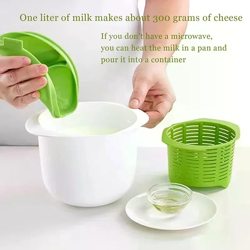 Deluxe Cheese and Tofu Crafting Kit with Mold Set and Microwave Maker