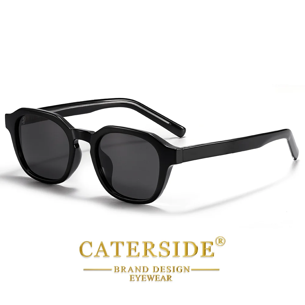 CATERSIDE Neue Retro-Quadrat-Sonnenbrille für Herren, polarisiert, UV400, Premium-Acetat-Rahmen, Sonnenbrille für Damen, Outdoor, trendige Fahrbrille – Detail 7