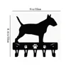 6/9 Inch Bull Terrier Towel Rack & Key Holder - Versatile Decor 3