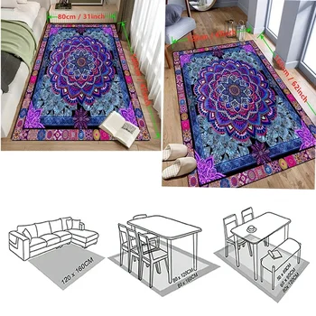 Tropical Plant Tropical Plant Tropical Plant Home Room Coffee Table Area Rugs Kitchen Porch Non-slip Floor Mats Living Room Doormat 5