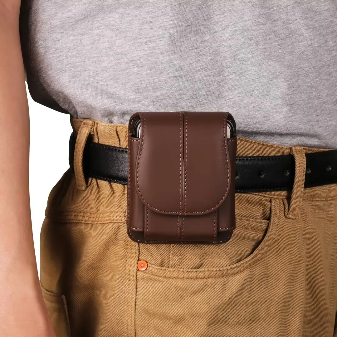 Per Motorola Razr 40Ultra Razr 2022 Razr 5G 2020 Flip Clip Da Cintura Fondina Custodia In Pelle Marsupio