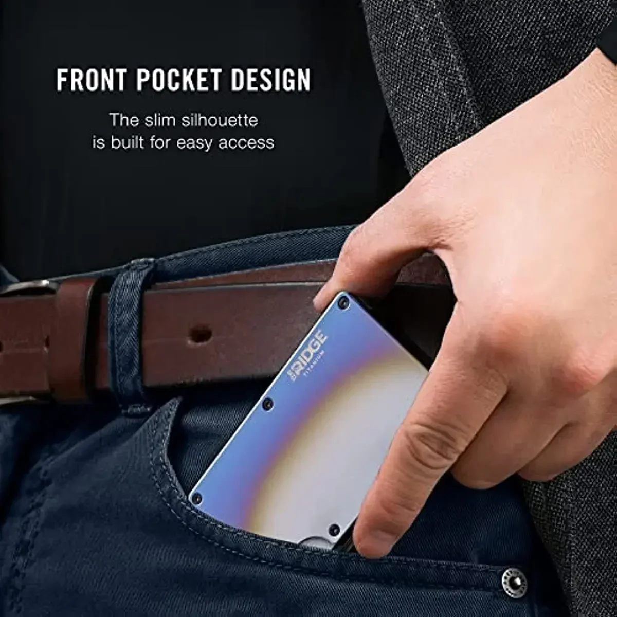Ridge Wallet for Men RFID Blocking Brand Luxury Id Credit Card Holder Luxury Aluminum Metal Purs Minimalist Slim wallet wallet card holder credit card wallet leather wallet credit card holder card holder card wallet document card wallet wallet card bag