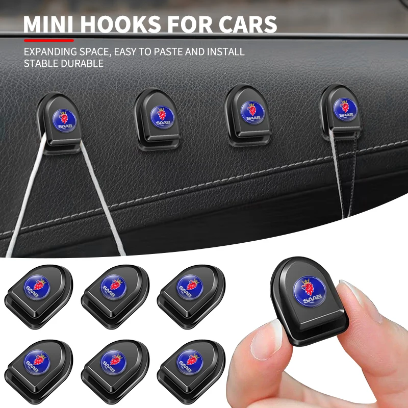 Mini Gancio Per Auto Portaoggetti Per Saab Hirsch Aero 91 93 94 95 97 99 900 9000 Aero X 93X 95X 94X 97X 900S Accessori
