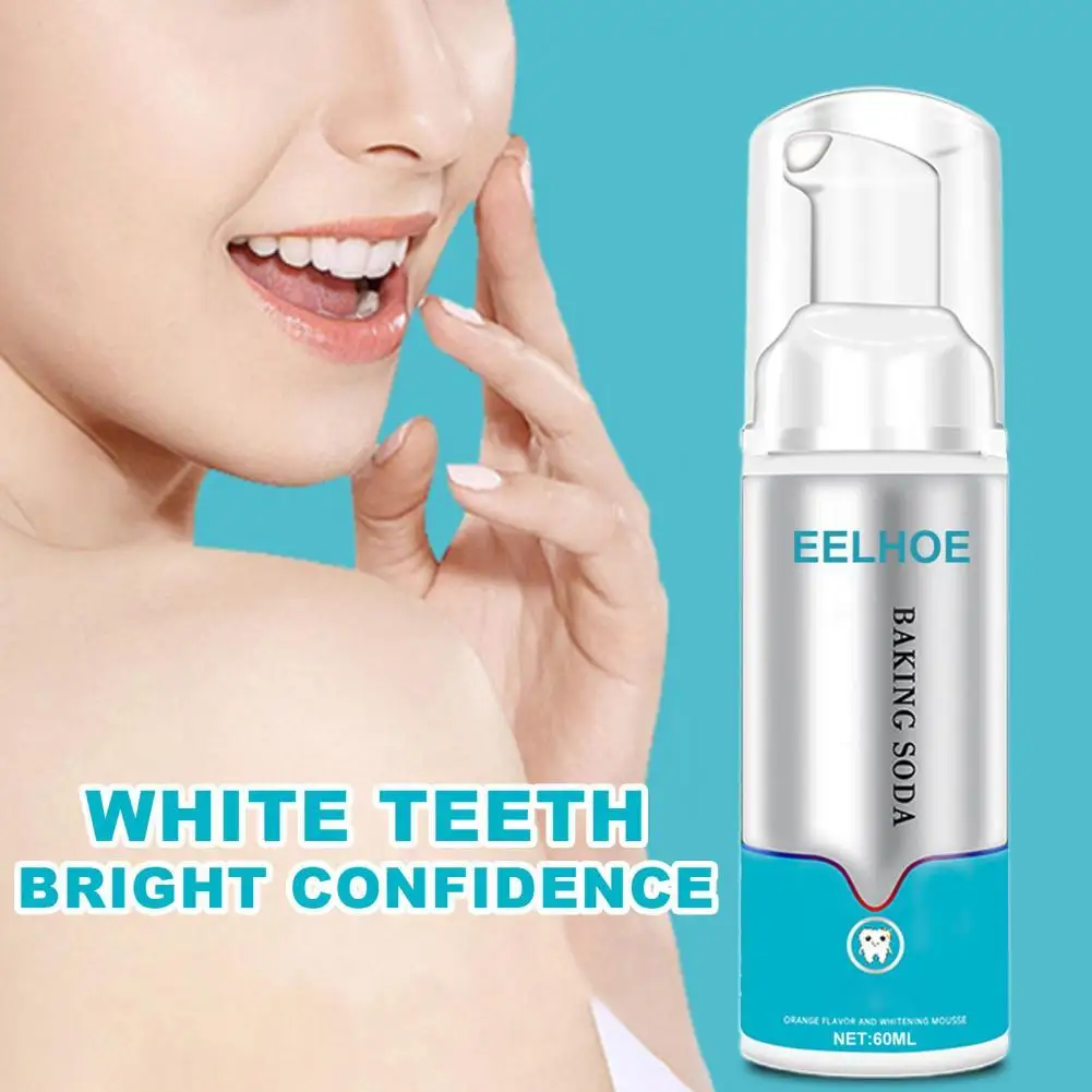 

60ML Practical Plant Extracts Reduce Sensitive Dirt Whitening Fresh Foam Toothpaste for Family Teeth Cream Dental Cream