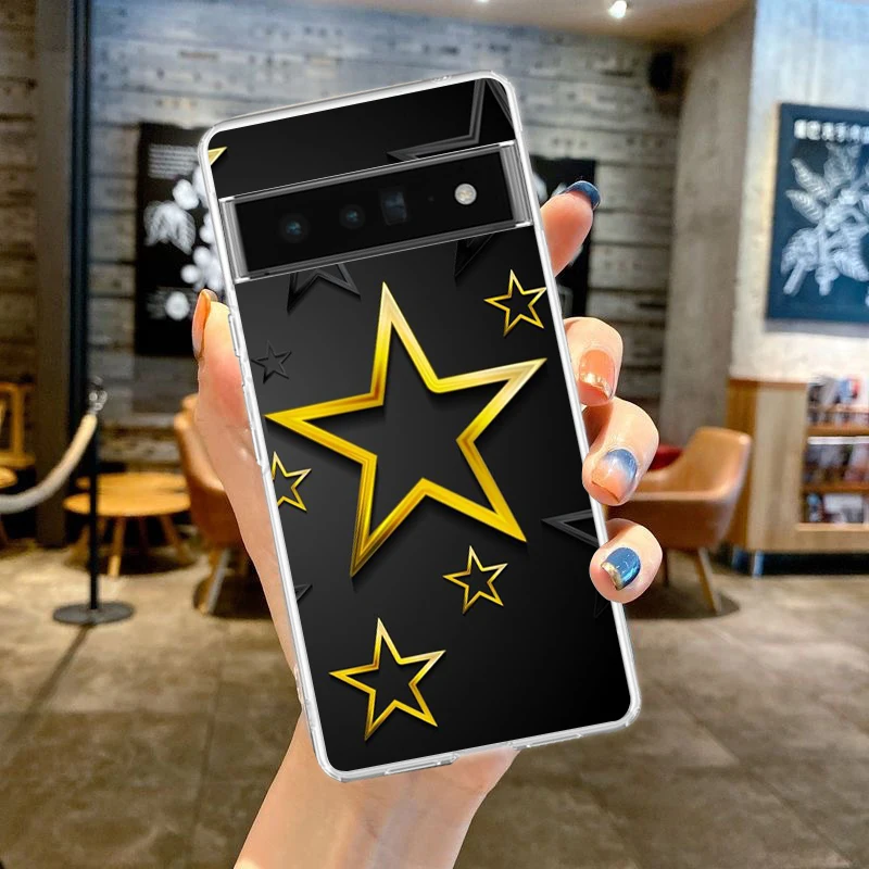 Vibrant Starry TPU Phone Case - Transparent Protective Cover
