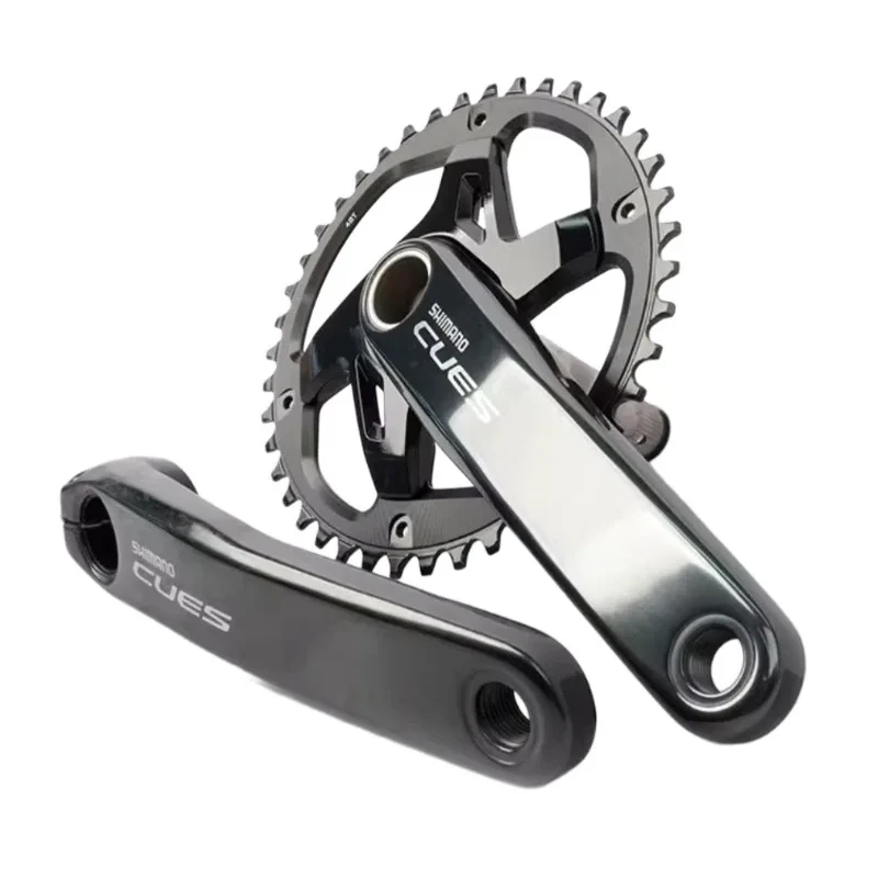 パーツ CUES FC-U8000-2 Shimano CUES FC-U8000-2 Crankset (Black) (2 x 11 Speed