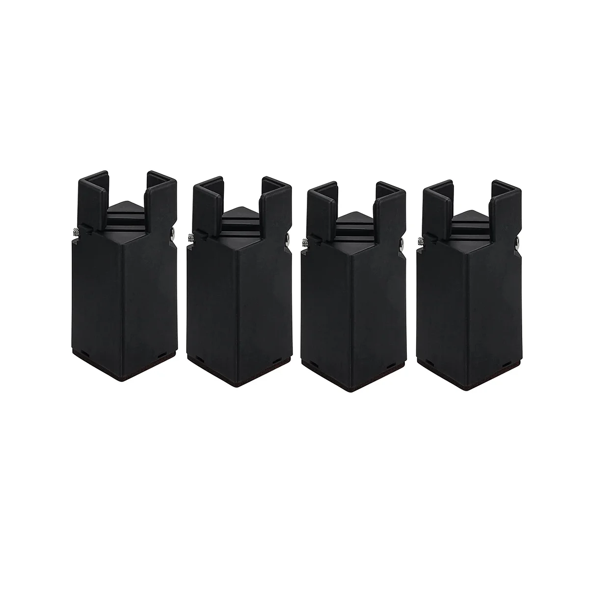 

Мебельные подставки с регулируемым винтовым зажимом, подставки для стола, подставки для стульев, подставки для кровати 4 дюйма, подходят для квадратных/круглых ножек стула