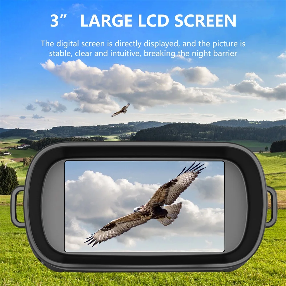 Binocular de visión nocturna infrarroja 4K UHD binoculares digitales profesionales para caza Camping 3 Binocular de visión nocturna infrarroja Binocular de visión nocturna infrarroja 4K UHD binoculares digitales profesionales para caza Camping - Imagen 3