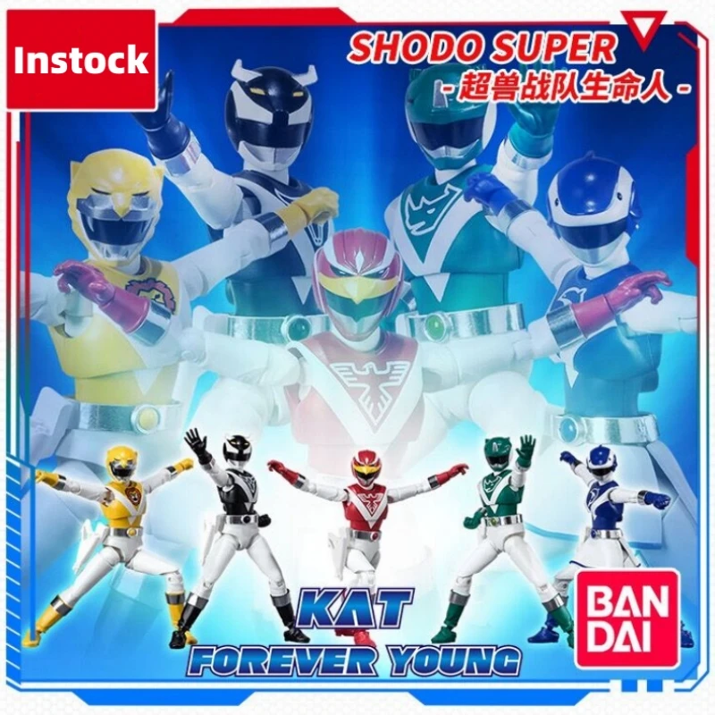 

Оригинальные игрушки Bandai Shodo Shokugan Choujuu Sentai Liveman Super Minipla Liveman Life, робот-боксеры, Аниме фигурки героев, подарки для мальчиков