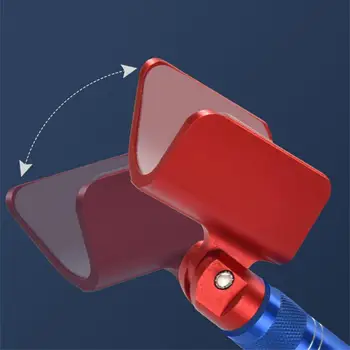 조절 가능한 낚싯대 받침대 거치대, 자동 리바운드 용수철 로드, 낚싯대 거치대, U자형 로드 지지대 스탠드 헤드, 8mm