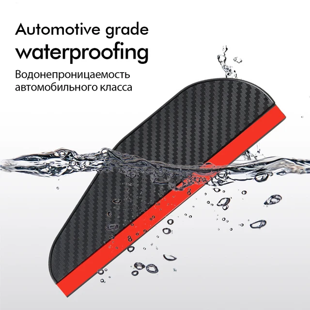 안전하고 편안한 주행을 위한 자동차 백미러 비 눈썹