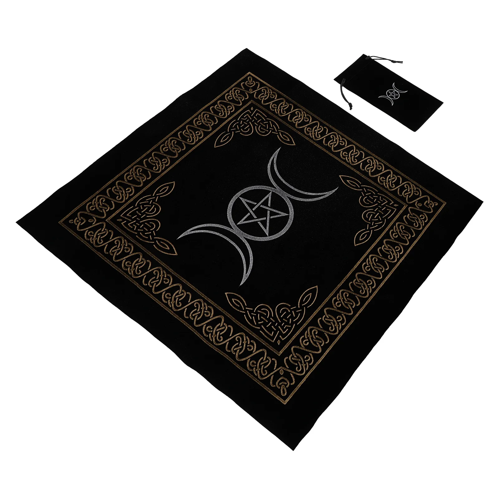 

Tarot Cloth Divination Tablecloth Table Wicca Pouch Mat Cardsaltar Astrology Tapestry Pentacle Special Flannelette Storage Bag