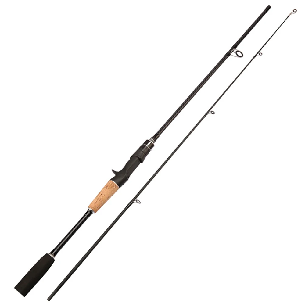 Bison Section Travel Fishing Rod Set - Black (6 pc) for sale online