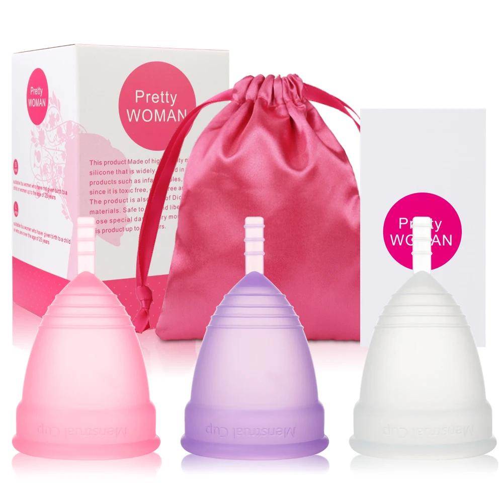 Silicone Menstrual Cup with Sterilizer - Comfortable, Eco-Friendly Period Care, Free Shipping