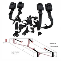 Erwachsene Paare Bdsm Erotische Produkte Sex Spielzeug Frauen Handschellen Harness SM Zurückhaltung Handgelenk Knöchel Manschette Bondage Intime Set Sex Shop 5