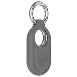 Silicone Protective Keychain Sleeve for SmartTag 2 - Anti-Loss Cover (Gray)