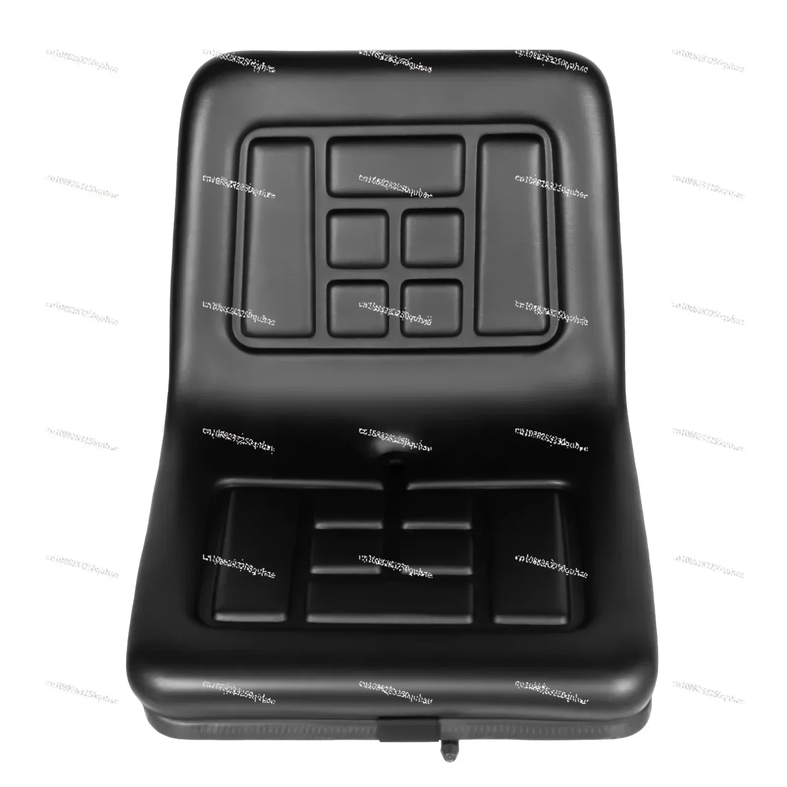 Universal Tractor Seat Adjustable Forklift Truck Seat Compact Lawn Mower Black Waterproof for Farm Machinery Load 100kg