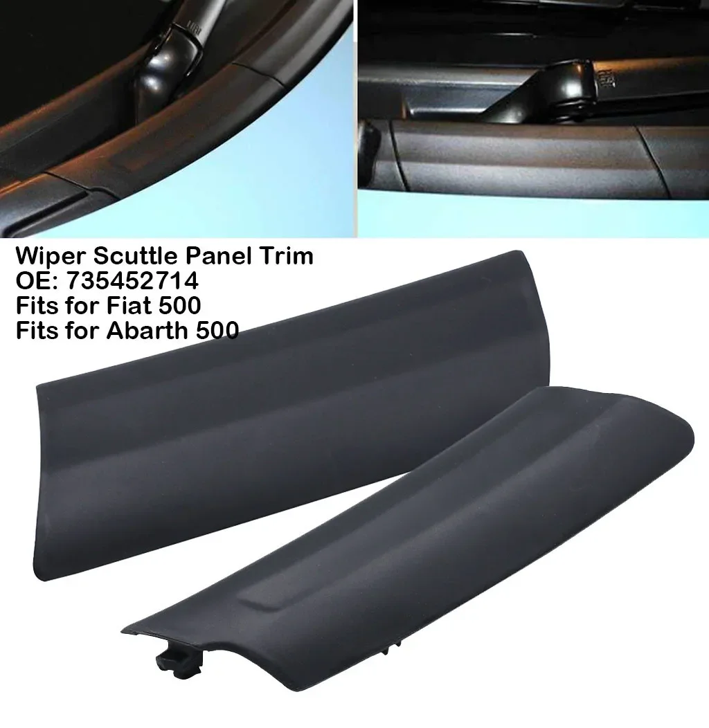 Right Left Wiper Scuttle Panel Trim Cover 735452712 Fits for Fiat Antiwear And Durable To Use Wiper Cowls Car Accessories