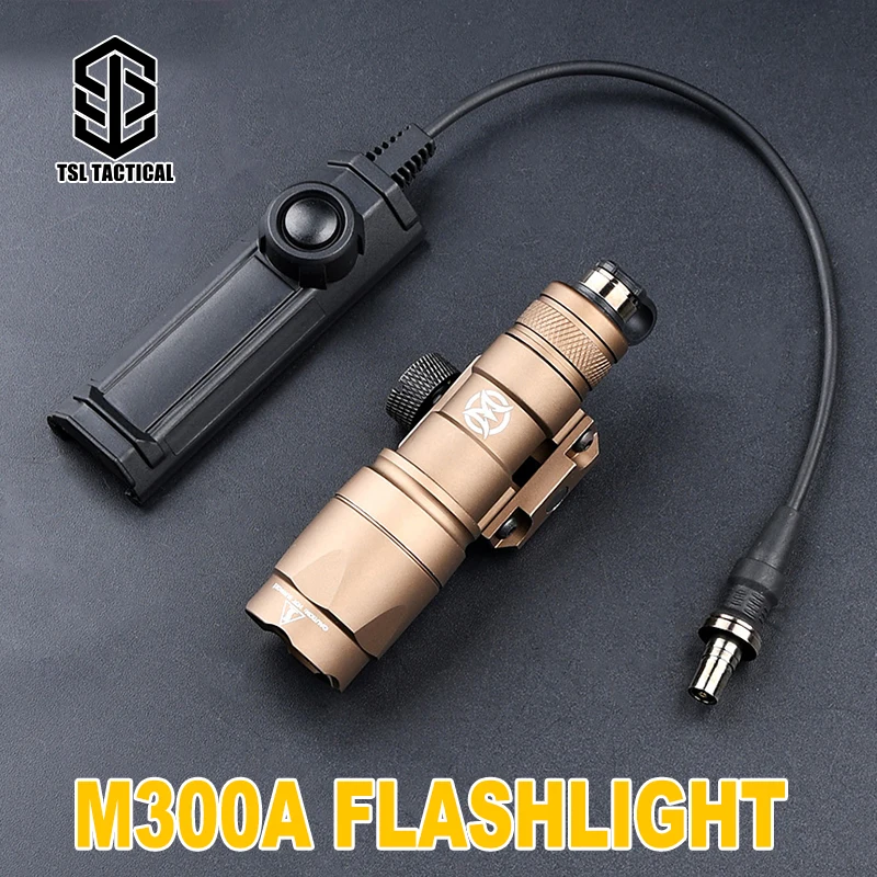 Surefire 스카우트 라이트 손전등 원격 테이프 압력 패드 스위치, Mlok 키모드 20mm 레일 마운트 플레이트 액세서리, M600 M300 