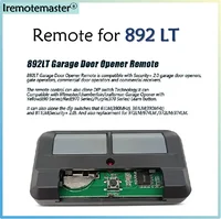 Replacement for LIFTMASTER 892LT 811LM Two-Button Security+ 2.0 Learning Garage Door Opener Remote Control easily program 1