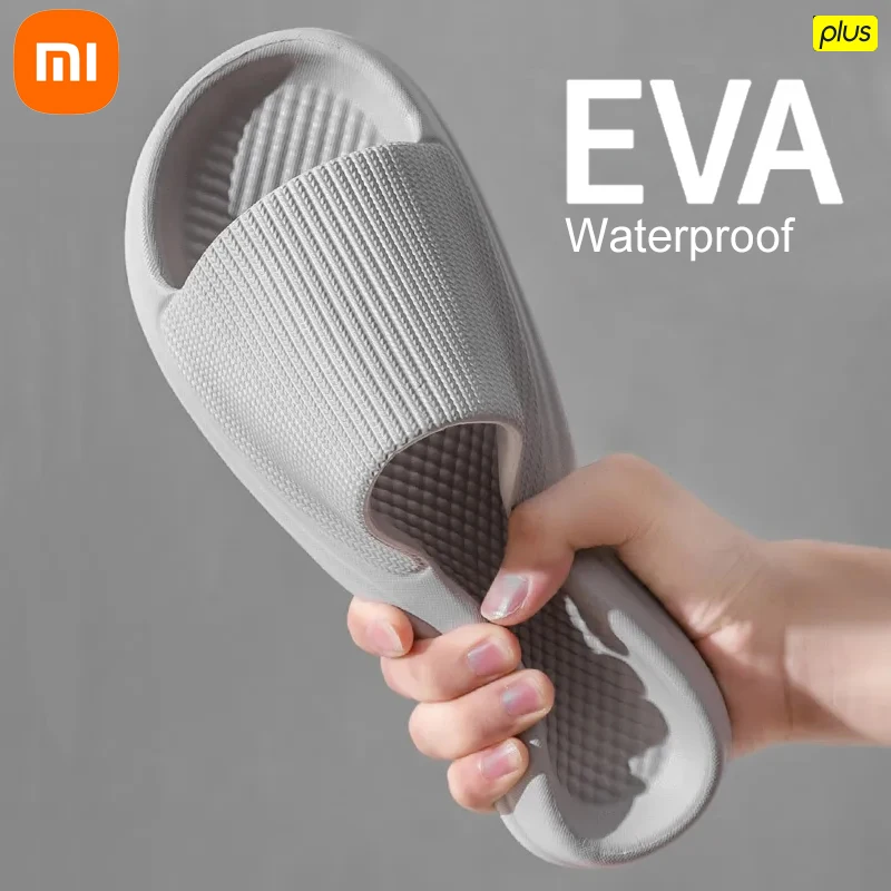 Шлепанцы Xiaomi женские домашние на толстой платформе сланцы из ЭВА мягкая подошва