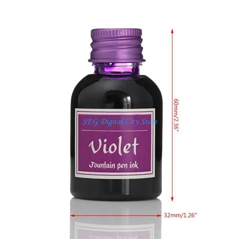 U75B 10가지 밝은 색상 잉크 30ml 빠른 건조 서명 장식 장식 성탄 선물
