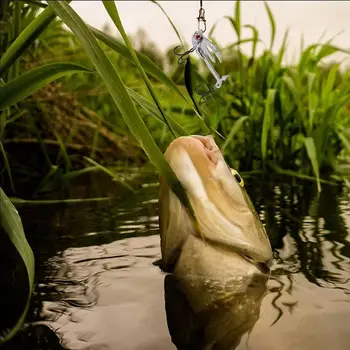 Metal VIB Fishing Lure 2-in-1 Fake Angling Baits Long Throwing Realistic 3D Eyes Fishing Baits For Catfish Bass Trout VIB Tackle 5