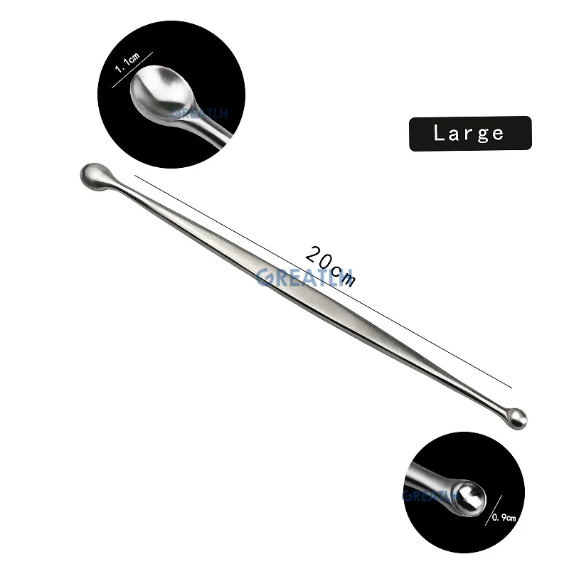 

Double End Oval and Round Volkman Bone Curette Stainless Steel Orthopedic Surgical Instrument
