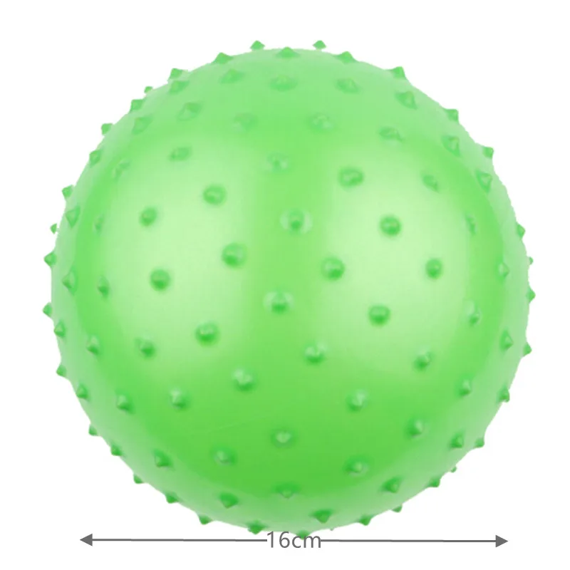 3Pcs 16cm Interactive Games Kids Inflatable Ball Rubber Toy Baby Cartoon Thorn Large Balloon Developmental Children Ball Toys 6
